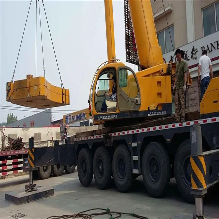 管城回族当地吊车出租|机器吊装|75吨|工厂搬迁服务